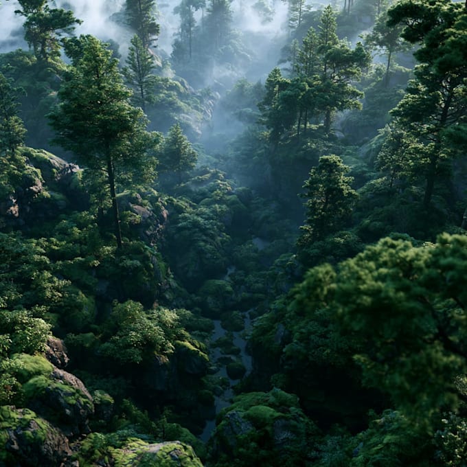 create a procedural houdini environment