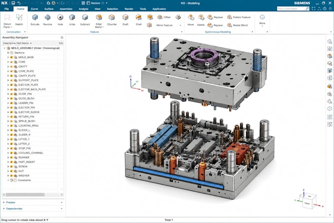 design a custom plastic injection mold for manufacturing