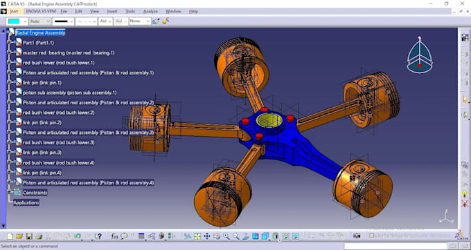 create professional 3d models and 2d drawings using solidworks,autocad and catia