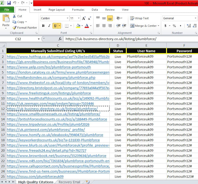 build UK local citations for local SEO