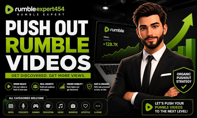 do organic rumble video promotion rumble promotion