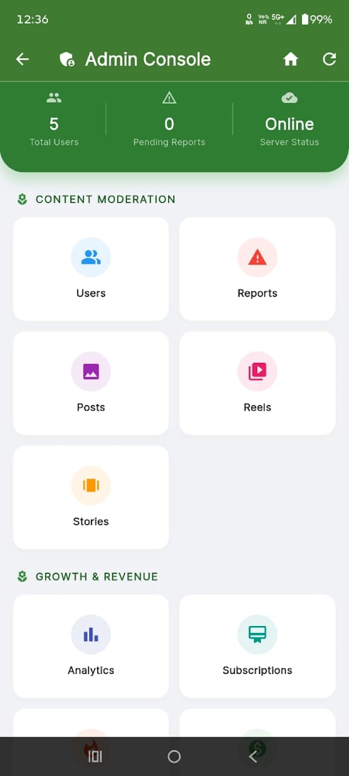 build a flutter mobile app for android
