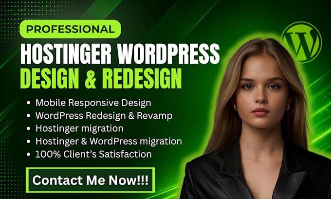 redesign hostinger wordpress website edit wordpress design elementor website