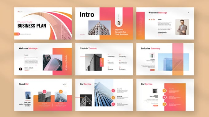 design or revamp your powerpoint investor pitch deck presentation