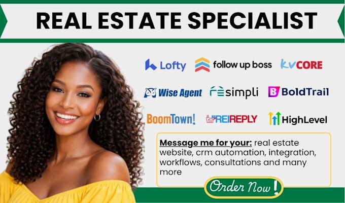 setup lofty CRM automation smart plan kvcore follow up boss