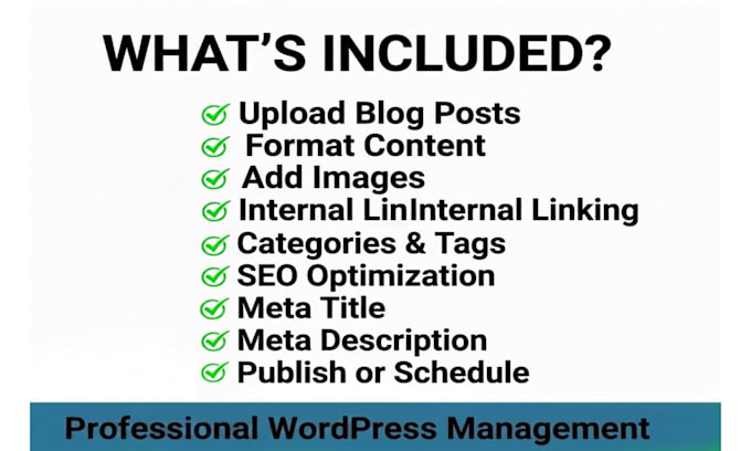 publish and optimize SEO friendly wordpress blog posts professionally