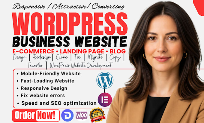 build wordpress blog website design develop wordpress ecommerce website redesign