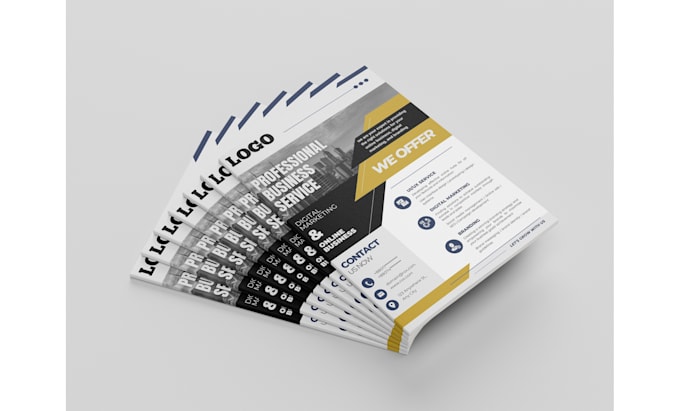 design professional business flyer or event flyer design