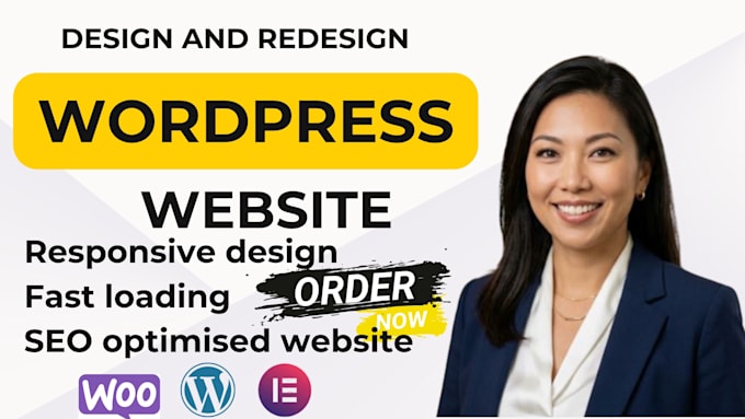 design wordpress website for small business, wordpress website, business website