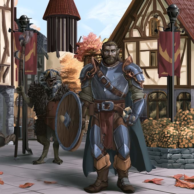 dnd character art and dnd character art