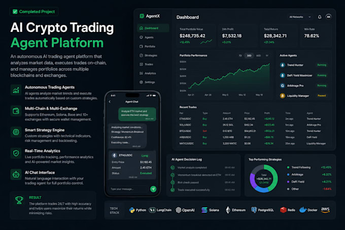 build ai crypto agents