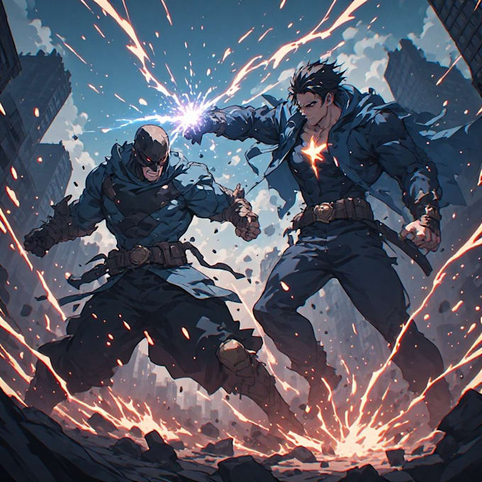 create custom comic book and graphic novel cover art