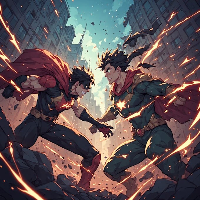 professional illustration for your graphic novel cover