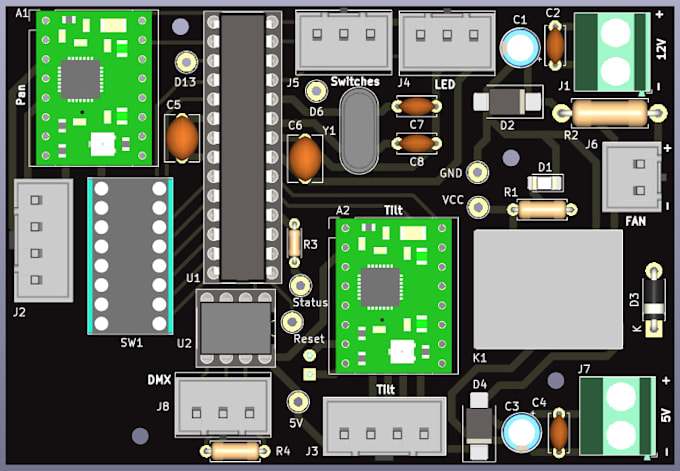 create high frequency rf pcb design for wifi, bluetooth and antenna circuits