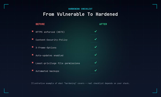 run a website security audit and vulnerability scan