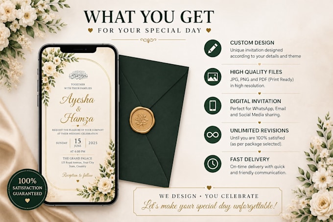 design beautiful wedding invitation cards and event invitations
