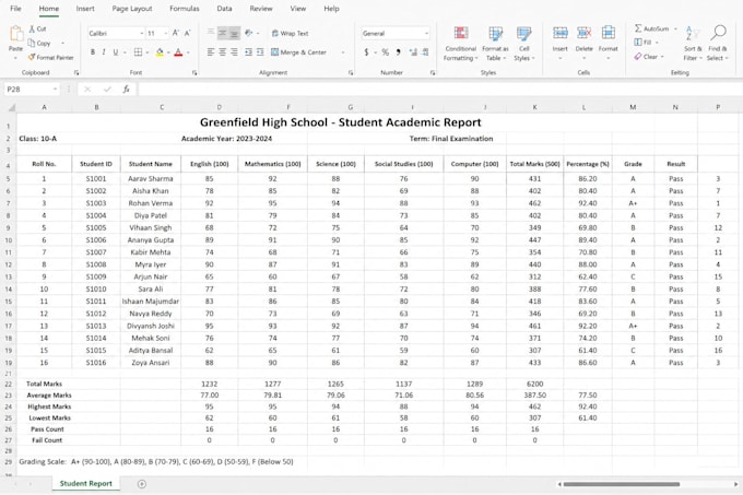 create professional microsoft excel spreadsheets