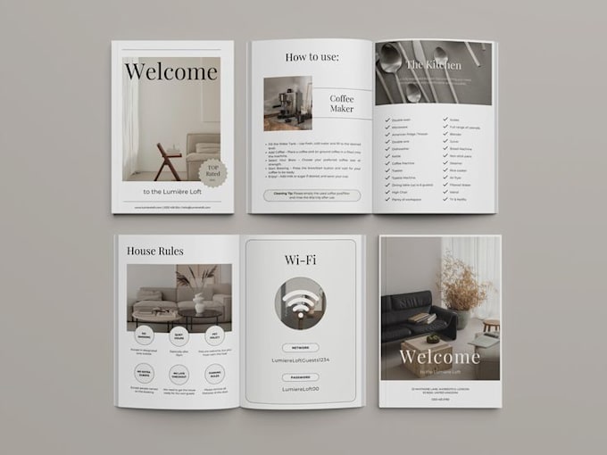 design welcome book for your brand