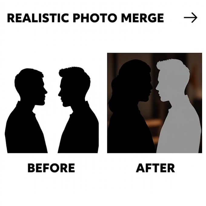 combine 2 photos together professionally in photoshop