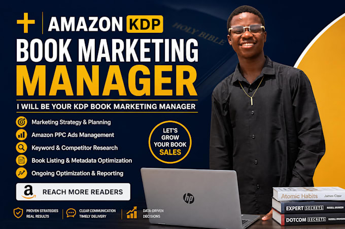 be your amazon kdp book marketing manager