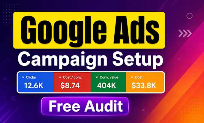 setup and optimize google ads campaign for local business, shopify, ecommerce