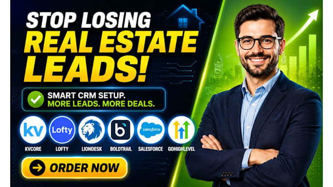 setup kvcore lofty liondesk boldtrial salesforce gohighlevel real estate crm