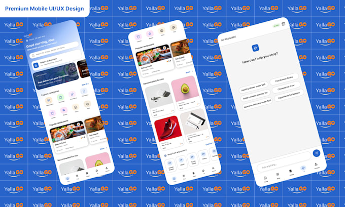 design a modern mobile app UI UX in figma
