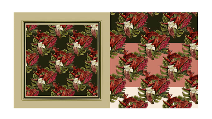 create luxury repeat patterns and surface designs