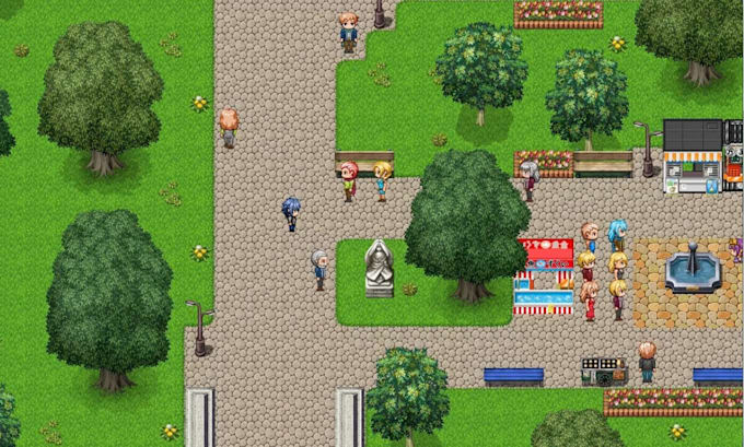 do pixel art tilesets, game backgrounds rpg assets game environment