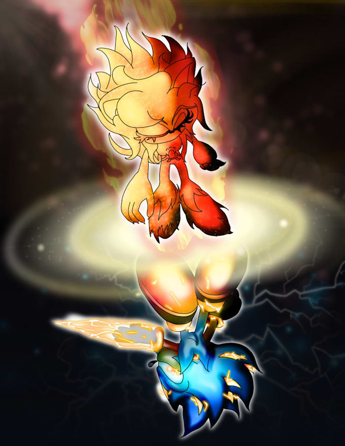 draw your sonic original character for you