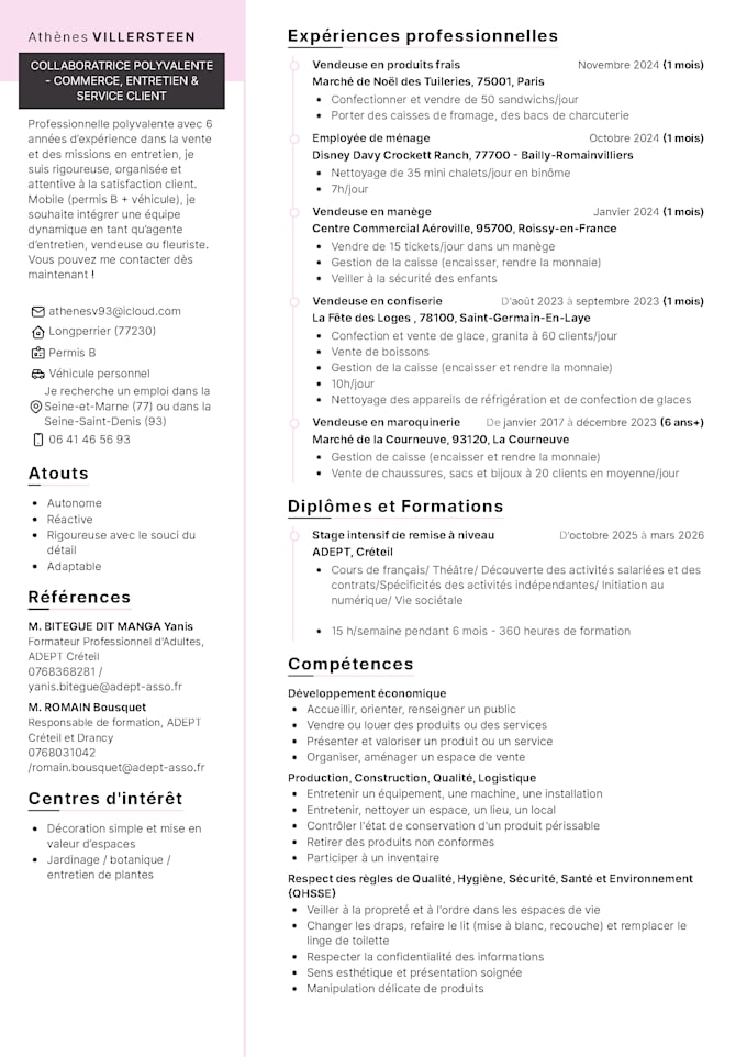 cv professionnel, lettre de motivation, profil linkedin