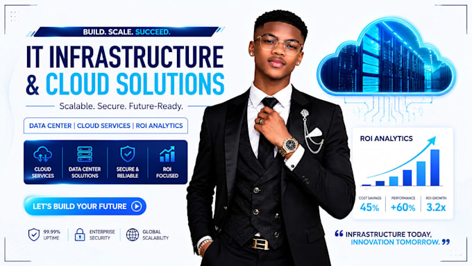 write IT infrastructure cloud service computing data center business plan