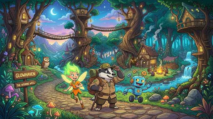 design custom 2d cartoon characters ready for animation