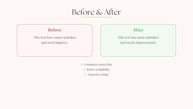proofread and edit your text professionally