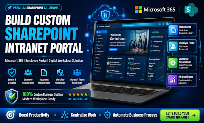build a modern sharepoint intranet portal for microsoft 365
