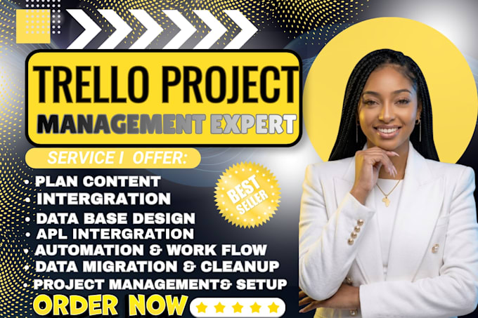 be your trello pro on project management, flows, automation