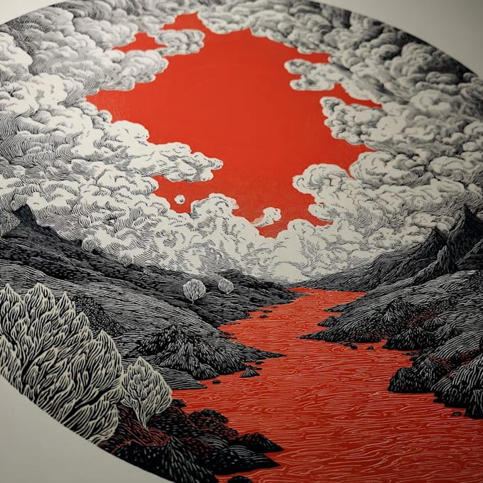 design engrave and print a professional linocut project