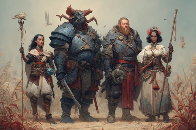 create a detailed dungeons dragons character for your party or campaign