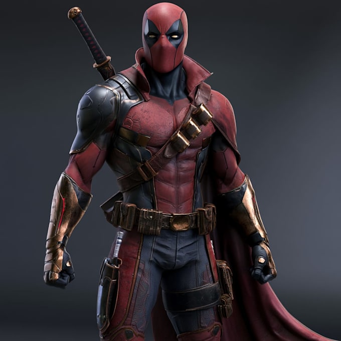 superhero character for comics