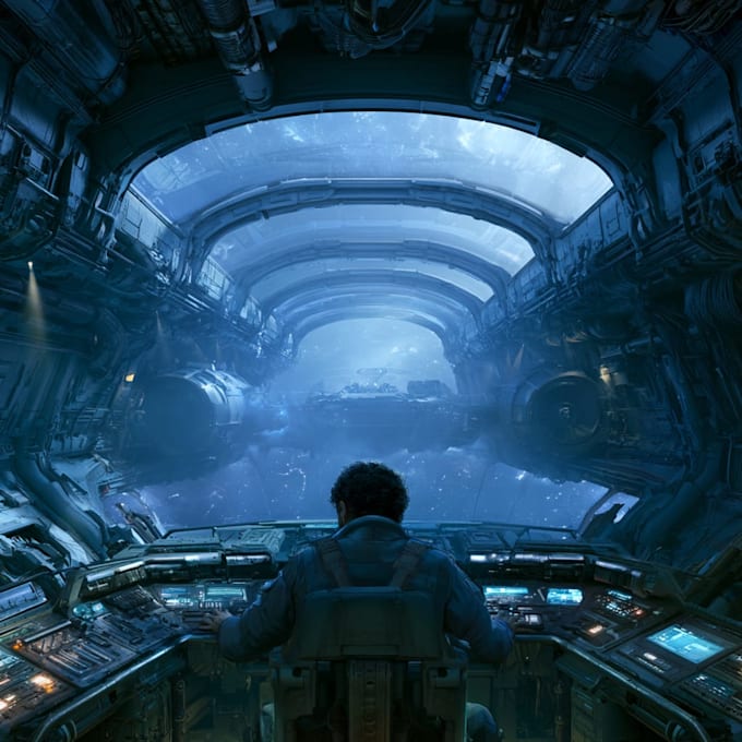 sci fi illustration and sci fi art