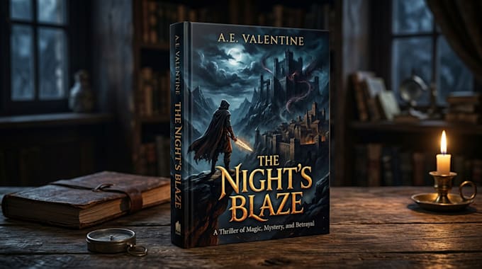 do fantasy book cover design, thriller book cover