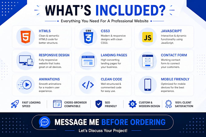 design a responsive website using html, css, and javascript