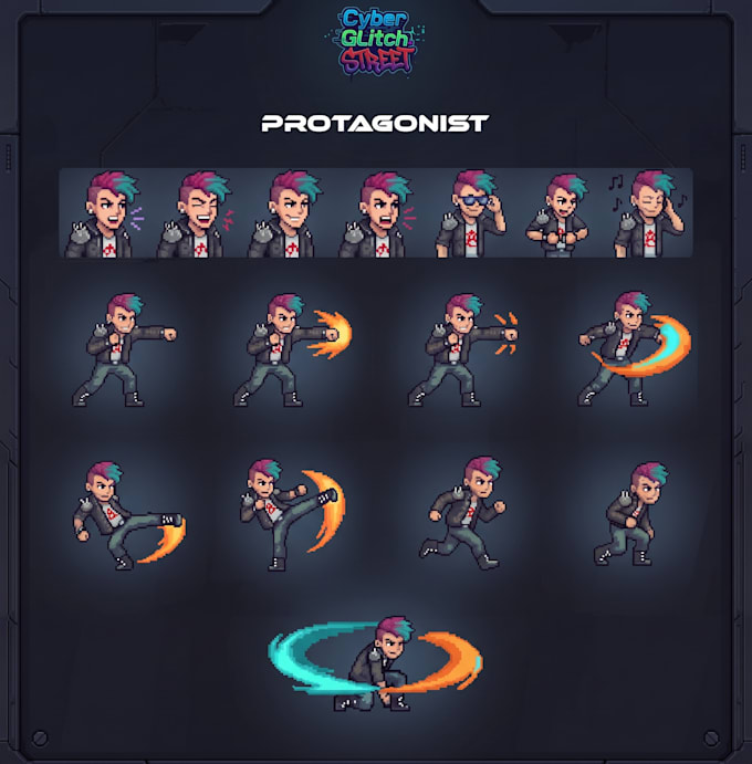 create 2d game assets, props, icons, tileset, items for unity or mobile games