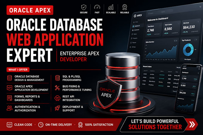database programming oracle database web application enterprise apex developer
