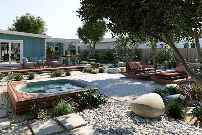 do backyard landscape design, patio, front yard design
