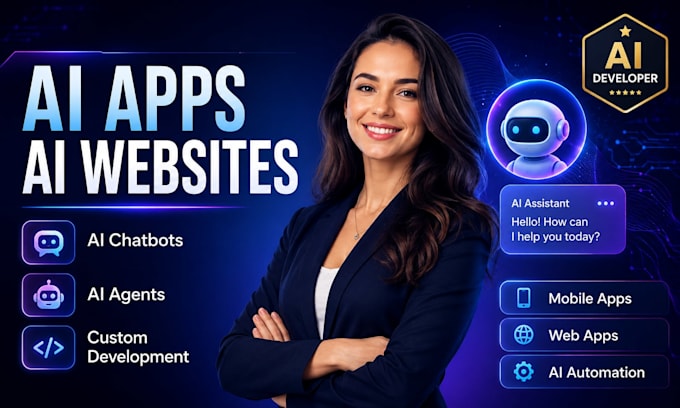 do ai mobile app development, ai website, app developer, ai chatbox, ai agent