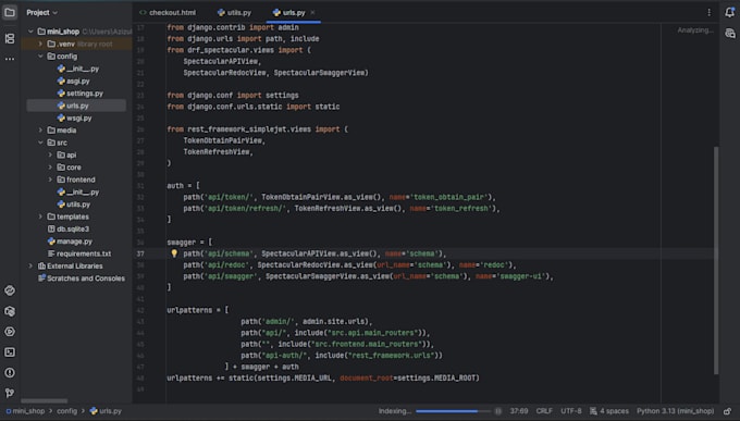 be your python django web developer