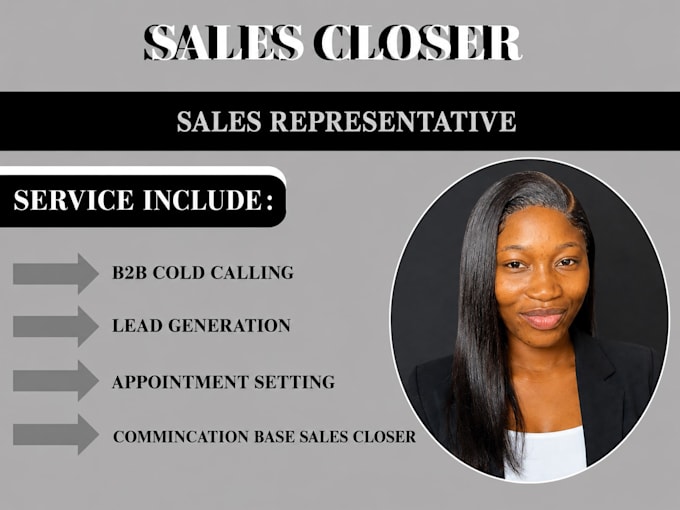 commission based sales closer b2b sales representative sales