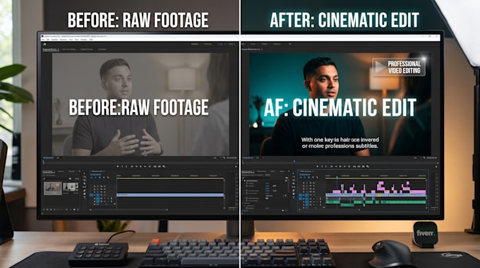 edit reels with animated captions, motion graphics and sound