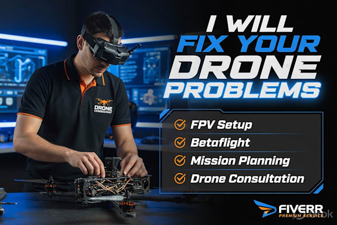 fix betaflight, dji, elrs, gps and fpv drone issues remotely
